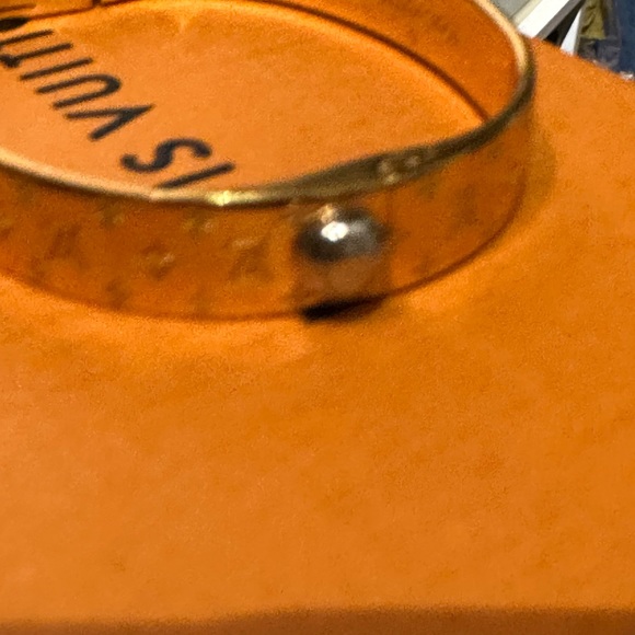 Louis Vuitton Brass Nanogram cuff 💕 - Picture 6 of 13
